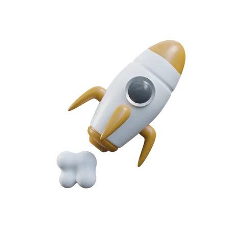 Rocket  3D Icon