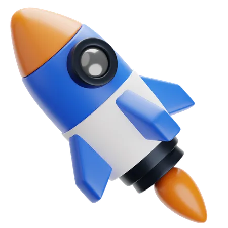 Rocket  3D Icon