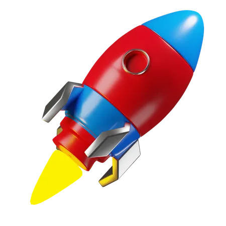 Rocket  3D Icon