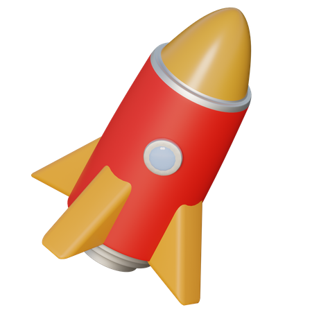 Rocket  3D Icon