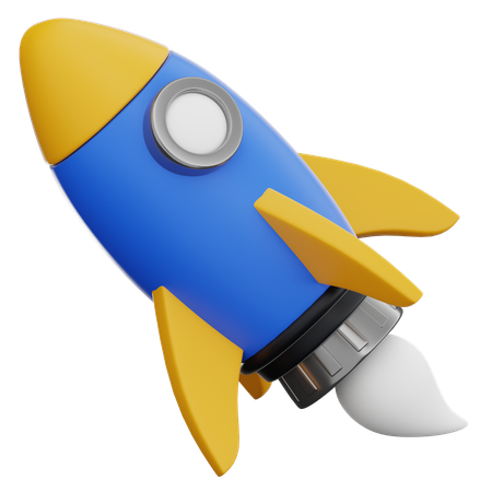 Rocket  3D Icon