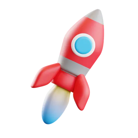 Rocket  3D Icon