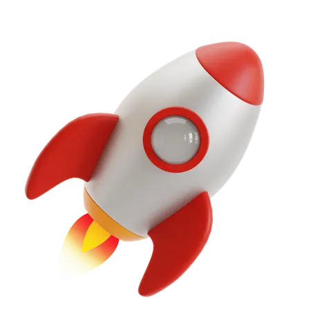 Rocket  3D Icon