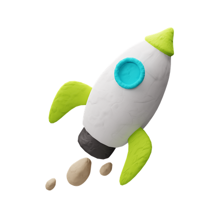 Rocket  3D Icon