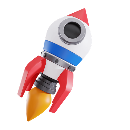 Rocket  3D Icon