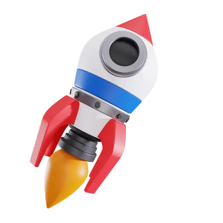 Rocket  3D Icon