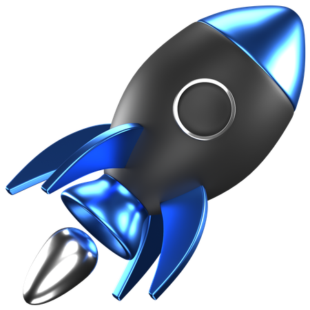 Rocket  3D Icon