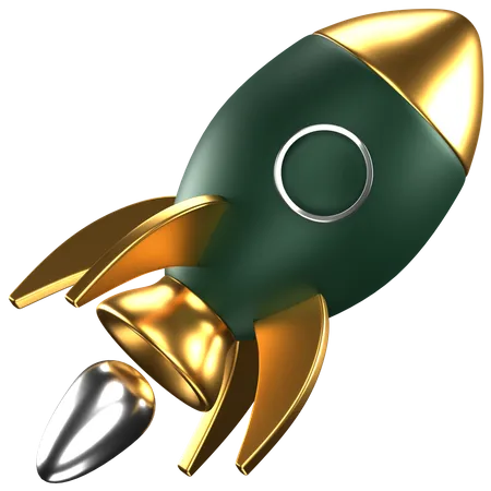 Rocket  3D Icon