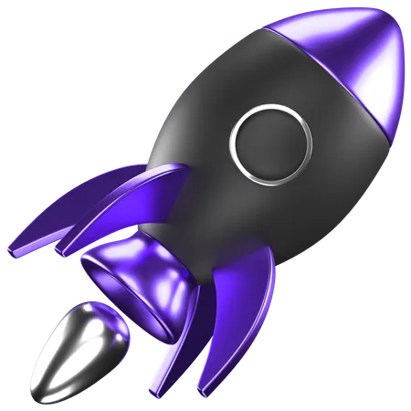 Rocket  3D Icon