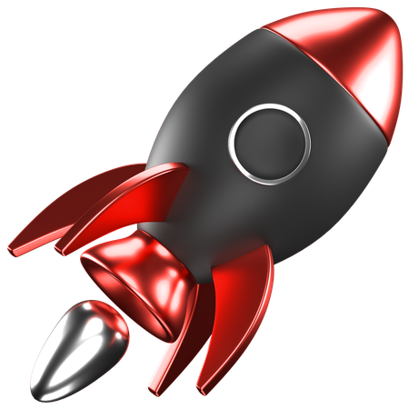 Rocket  3D Icon