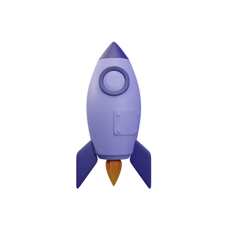 Rocket  3D Icon