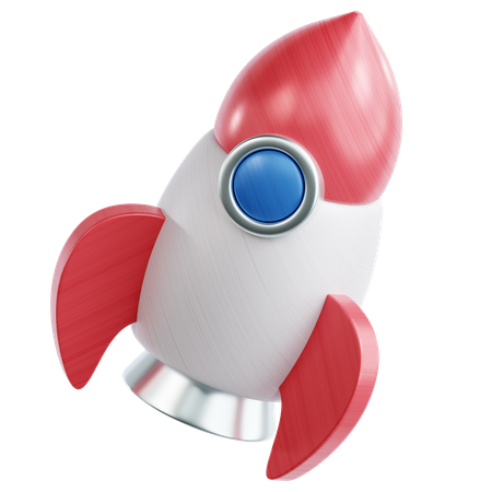 Rocket  3D Icon