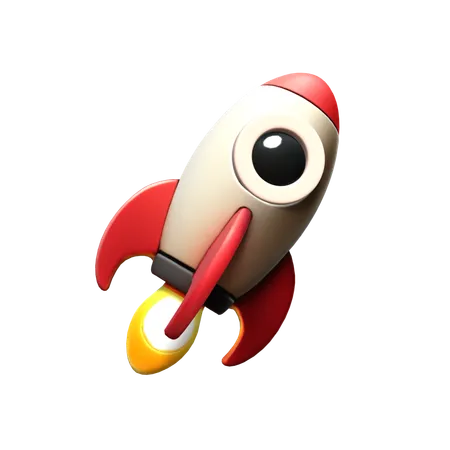 Rocket  3D Icon