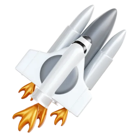 Rocket  3D Icon