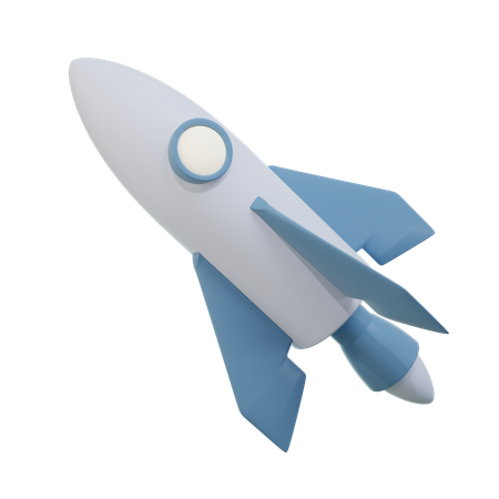 Rocket  3D Icon