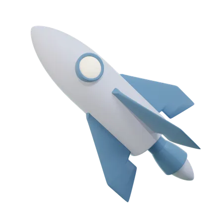 Rocket  3D Icon