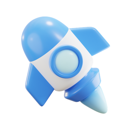 Rocket  3D Icon