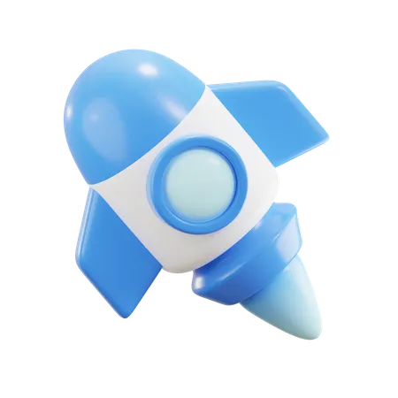 Rocket  3D Icon