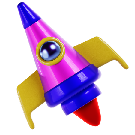 Rocket  3D Icon