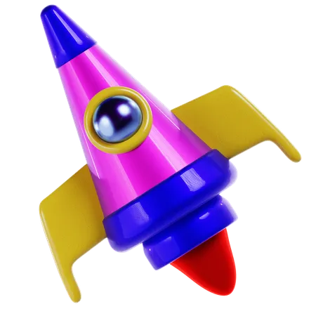 Rocket  3D Icon