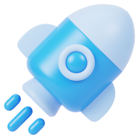 Rocket  3D Icon