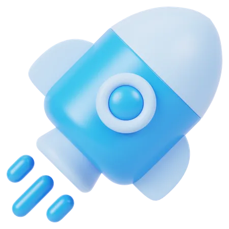 Rocket  3D Icon