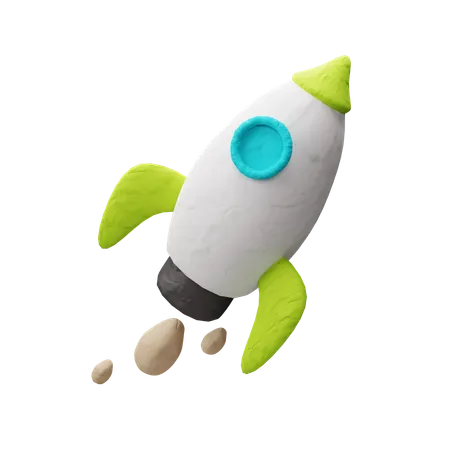 Rocket  3D Icon