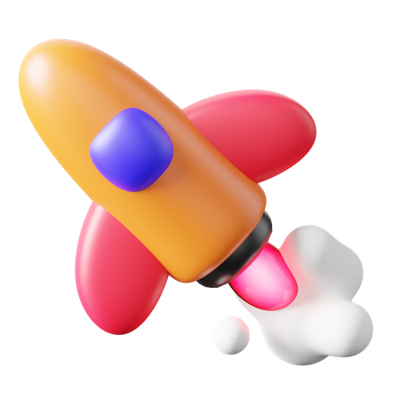 Rocket  3D Icon