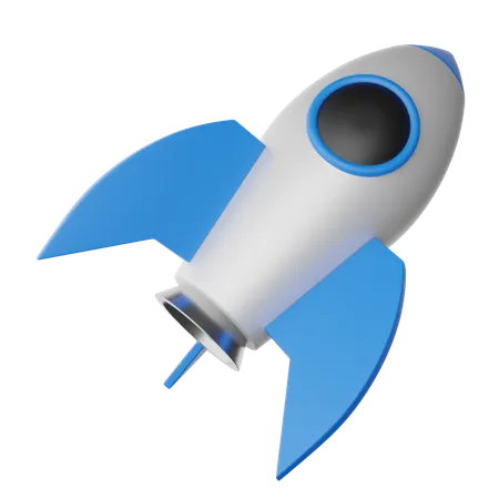 Rocket  3D Icon