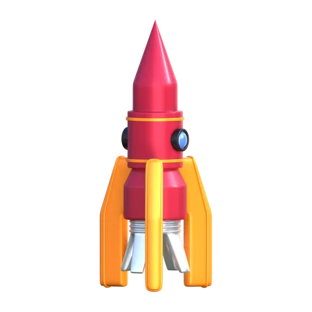 Rocket  3D Icon