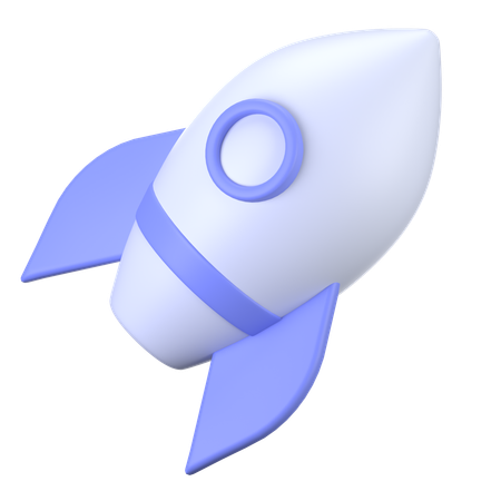 Rocket  3D Icon