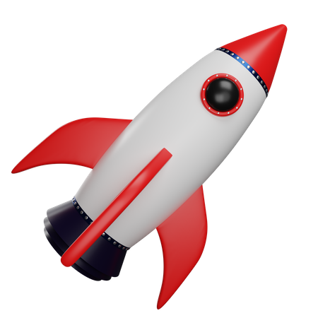 Rocket  3D Icon