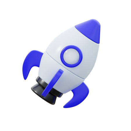 Rocket  3D Icon