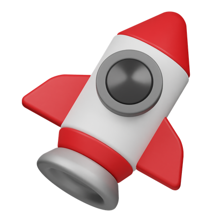 Rocket  3D Icon