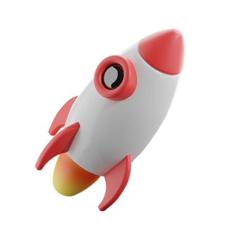 Rocket  3D Icon