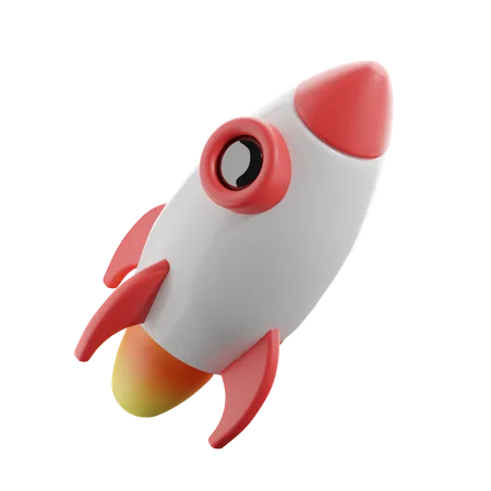 Rocket  3D Icon