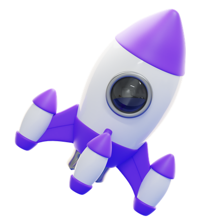 ROCKET  3D Icon