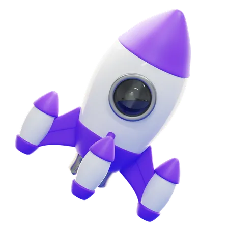 ROCKET  3D Icon