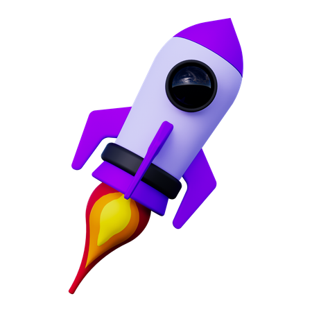 Rocket  3D Icon