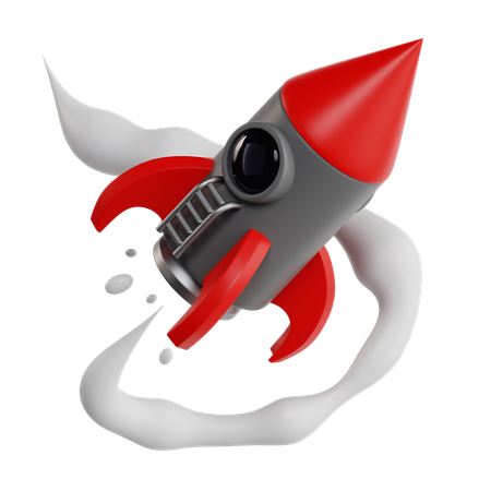 Rocket  3D Icon