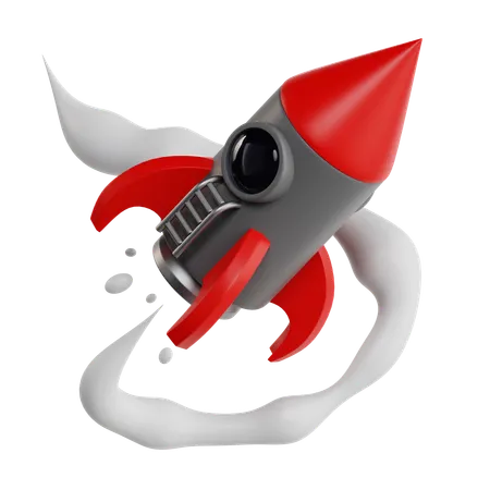 Rocket  3D Icon