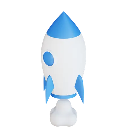 Rocket  3D Icon