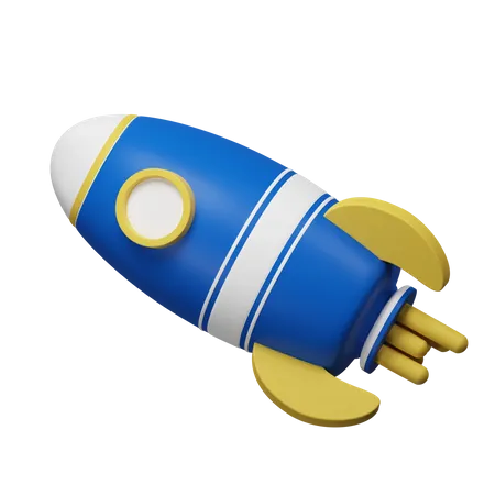 Rocket  3D Icon