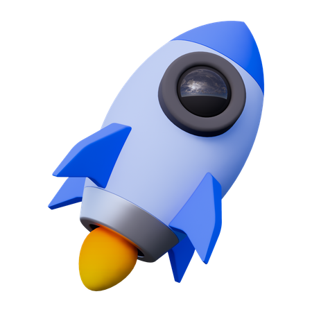 Rocket  3D Icon