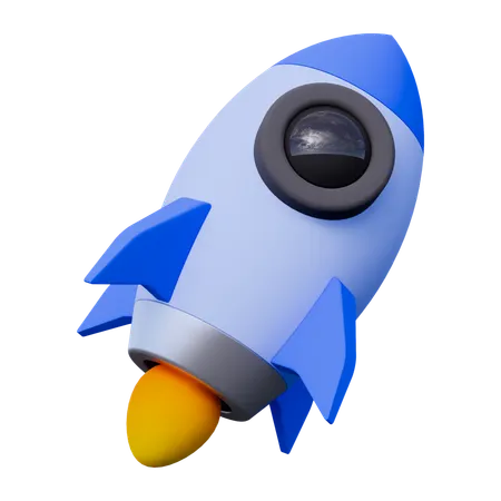 Rocket  3D Icon