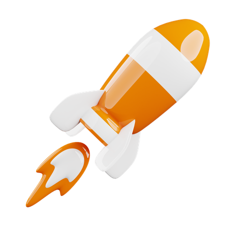 Rocket  3D Icon