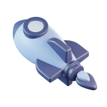 Rocket  3D Icon