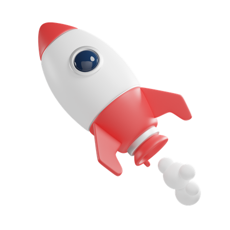 Rocket  3D Icon