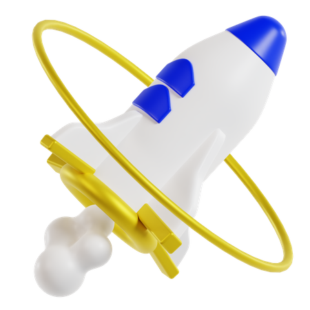 Rocket  3D Icon