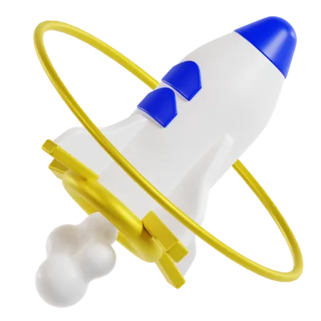 Rocket  3D Icon